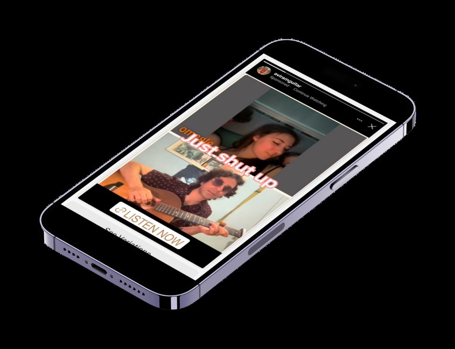 Second ad creative on a phone