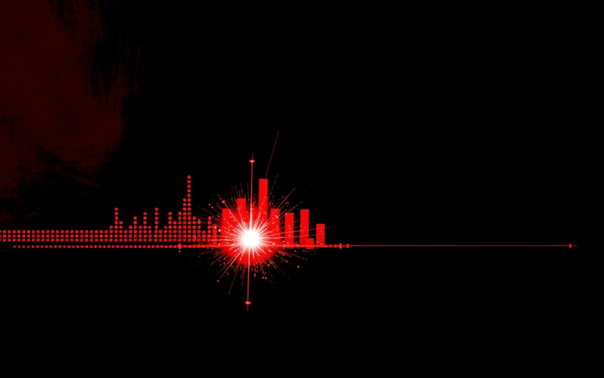 Red countdown bars building to a bright burst on a dark background